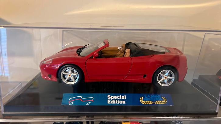 Bburago Ferrari 360 Modena Cabrio Zeldzaam 1:18 Burago, Hobby en Vrije tijd, Modelauto's | 1:18, Zo goed als nieuw, Auto, Bburago