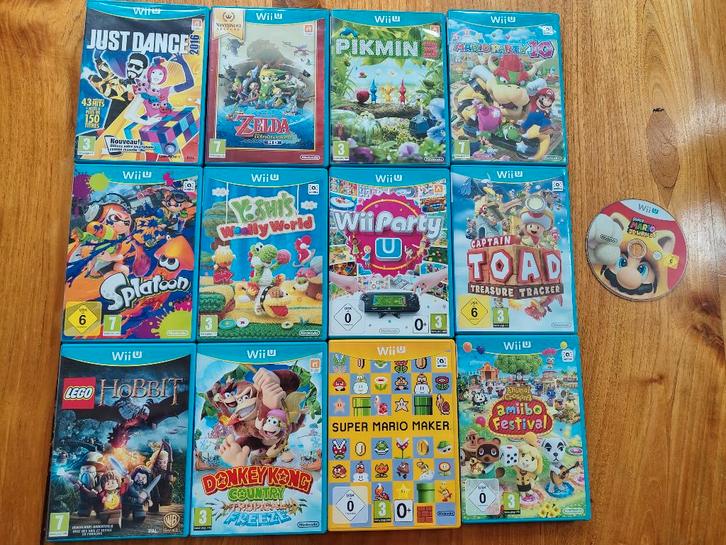 Wii U games - o.a. Mario Party 10 - Zelda - Donkey Kong, Spelcomputers en Games, Games | Nintendo Wii U, Gebruikt, Avontuur en Actie