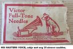 HIS MASTERS VOICE, 2 zakjes met ieder nog 36 nieuwe naalden, Antiek en Kunst, Ophalen of Verzenden