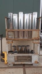 1239. RVS kachelbuis / kachelpijp / hulpstukken, Ophalen, Nieuw, Hout, Houtkachel