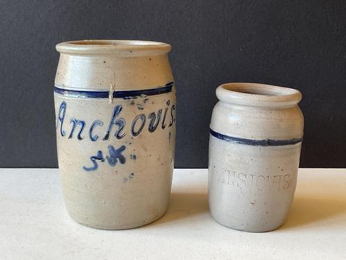 Anchovis ansjovis keulse potjes, Antiek en Kunst, Antiek | Keramiek en Aardewerk, Verzenden