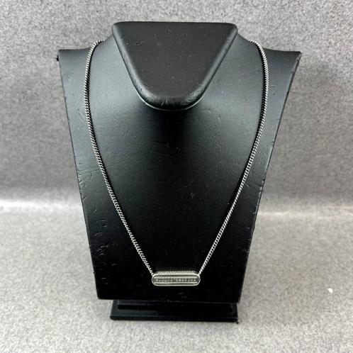 Zilveren BtB ketting | Ag | essential logo XS | 388594, Sieraden, Tassen en Uiterlijk, Kettingen, Zo goed als nieuw, Zilver, Zilver