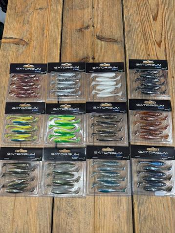 partij gator gum shads ! 7cm ,  9 cm en 12 cm beschikbaar voor biedingen