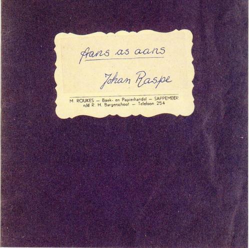 Johan Raspe - Aans is aans - groningen dialect, Cd's en Dvd's, Cd's | Nederlandstalig, Zo goed als nieuw, Streekmuziek, Ophalen of Verzenden