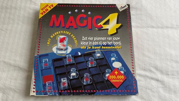 spel Magic 4 magnetisch 4 op een rij, Hobby en Vrije tijd, Gezelschapsspellen | Bordspellen, Ophalen of Verzenden