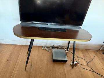 Loods5 TV Meubel - Donker Hout & Goud beschikbaar voor biedingen