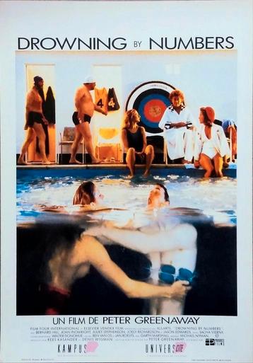 Peter GREENAWAY Drowning by Numbers 1988 vintage filmposter beschikbaar voor biedingen