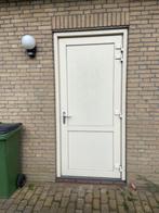 kozijn met deur kunstof, Doe-het-zelf en Verbouw, 80 tot 100 cm, Kunststof, Gebruikt, Buitendeur