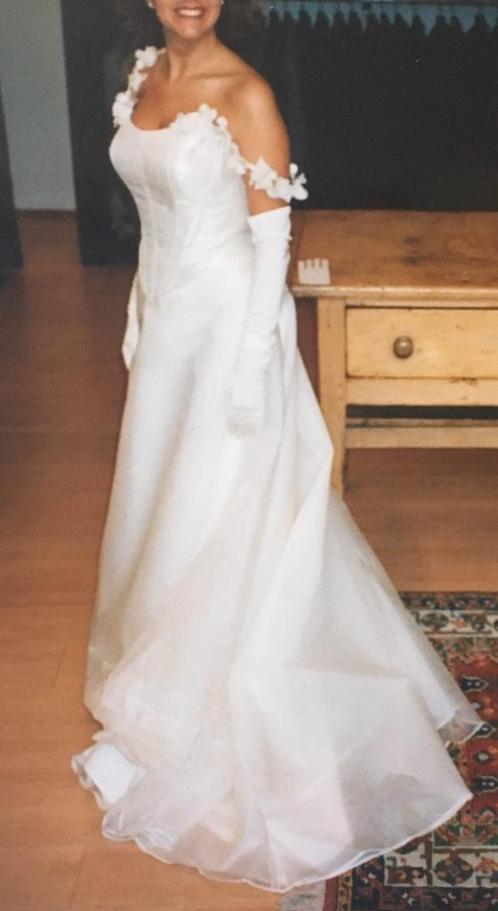 Trouwjurk/Bruidsjapon Cymbeline ivoor/champagne maat 38, Kleding | Dames, Trouwkleding en Trouwaccessoires, Zo goed als nieuw