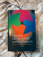 Filosofie van de sociale wetenschappen, Boeken, Studieboeken en Cursussen, Ophalen of Verzenden, Zo goed als nieuw