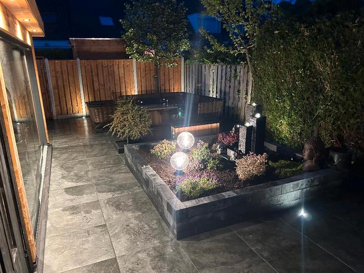 Hovenier Blokhut Overkapping en bestrating, Tuin en Terras, Tegels en Klinkers, Zo goed als nieuw, Klinkers, Beton, Ophalen