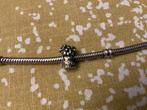 Pandora Bedel met goud, Sieraden, Tassen en Uiterlijk, Bedels, Verzenden, Zo goed als nieuw, Zilver, Pandora