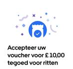 4x £10,- Uber voucher voor ritten, Tickets en Kaartjes, Drie personen of meer, Overige soorten, Overige typen