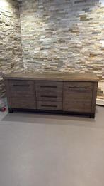 Dressoir Hevano eikenhout moose, Huis en Inrichting, Ophalen, ., Zo goed als nieuw, .
