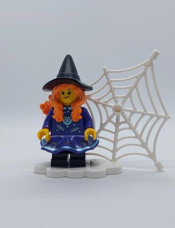 Lego minifiguur BAM heks met spinnenweb (Halloween) beschikbaar voor biedingen