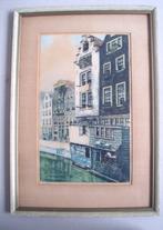 Cornelis Brandenburg - Kolkje Amsterdam - gesigneerd - ets, Antiek en Kunst, Ophalen of Verzenden