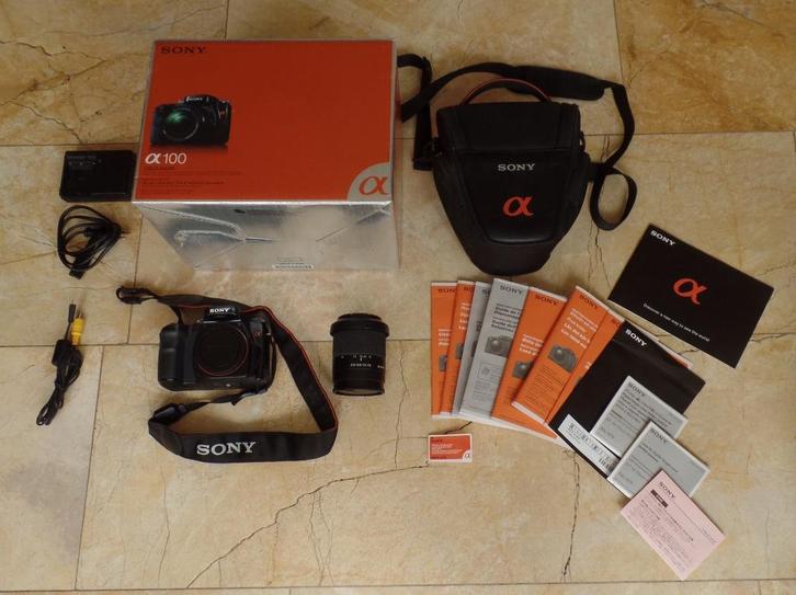 sony a100, Audio, Tv en Foto, Fotocamera's Digitaal, Gebruikt, Spiegelreflex, Sony, 8 keer of meer, Ophalen of Verzenden