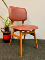 Vintage stoel jaren 60/70 retro Deens Design chair, Huis en Inrichting, Stoelen, Ophalen, Bruin, Hout, Zo goed als nieuw