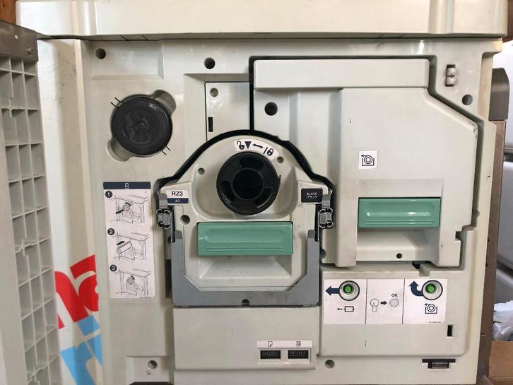 Riso printer met 8 drums, inkt en masters, Computers en Software, Printers, Gebruikt, Kopieermachine, Overige technieken, Kleur printen