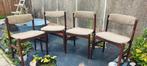Retro eetkamerstoelen, Huis en Inrichting, Ophalen, Gebruikt