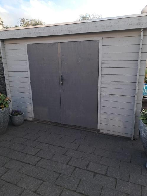 Houten tuinhuis Gratis!!!, Tuin en Terras, Tuinhuizen, Gebruikt, Tuinhuis, Hout, 250 tot 500 cm, 200 tot 400 cm, Zonder ramen