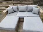 Loungeset, 5 zitplaatsen, Kunststof, Ophalen of Verzenden, Zo goed als nieuw