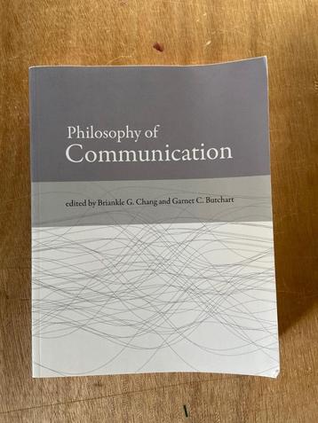 Philosophy of communication beschikbaar voor biedingen