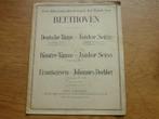 BEETHOVEN -ECOSSAISEN -PIANO, Piano, Gebruikt, Ophalen of Verzenden, Artiest of Componist