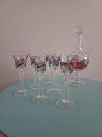 Likeur set, glas in lood design, Ophalen