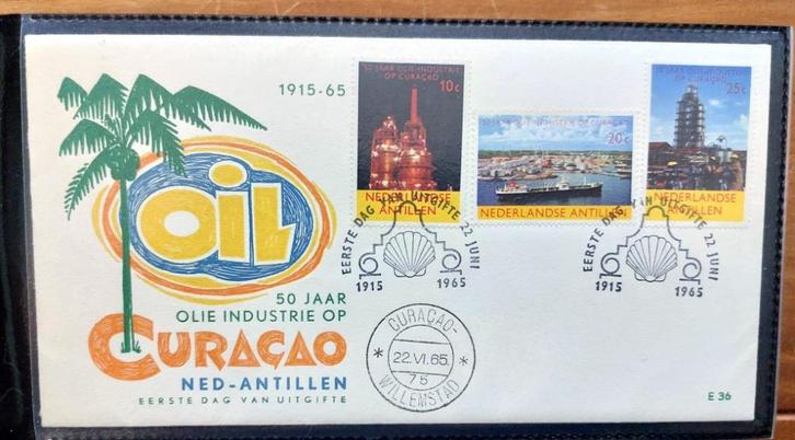 FDC Importa album Ned. Antillen/Suriname/Aruba, 35 x, Postzegels en Munten, Postzegels | Eerstedagenveloppen, Onbeschreven, Rest van de wereld