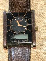 Vintage TISSOT horloge analoog met LCD display met bandje, Gebruikt, Ophalen of Verzenden