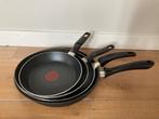 Pannenset - Koekenpannen set - Tefal - Pannenkoek - Grilpan, Ophalen of Verzenden, Zo goed als nieuw
