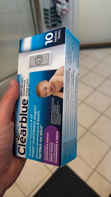 Clearblue ovulatietesten nieuw in verpakking beschikbaar voor biedingen