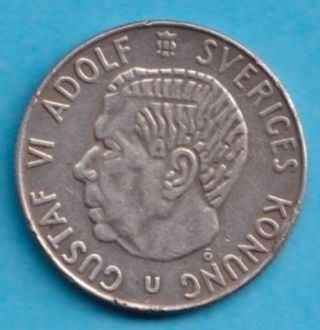 (KE146) Zweden 1 kroon 1968, Postzegels en Munten, Munten | Europa | Niet-Euromunten, Losse munt, Overige landen, Zilver, Verzenden