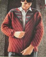 Breipatroon  Herenvest 46 tot 52   nr  9627, Verzenden, Nieuw, Breien, Overige typen