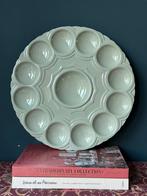 Sarreguemines XL oester seafood schaal voor 12 oesters, Huis en Inrichting, Ophalen of Verzenden, Overige stijlen, Glas, Schaal of Schalen