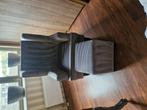 Mooie oorfauteuil met voetenbank, Huis en Inrichting, Fauteuils, Ophalen, Zo goed als nieuw, 75 tot 100 cm, 50 tot 75 cm