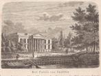 Zwolle. Het paleis van Justitie. Houtgravure 1857, Antiek en Kunst, Kunst | Etsen en Gravures, Ophalen of Verzenden