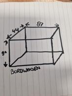 Bordenwagen, Ophalen of Verzenden, Zo goed als nieuw