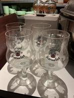 Tripel karmeliet bierglazen 4 stuks, Ophalen, Zo goed als nieuw, Glas of Glazen, Overige merken