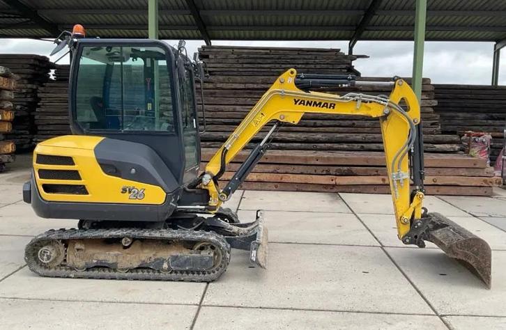 Yanmar SV26 Weinig uren! (bj 2021), Zakelijke goederen, Machines en Bouw | Kranen en Graafmachines, Graafmachine