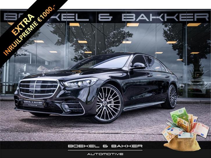 Mercedes-Benz S-Klasse 500 4MATIC Lang AMG Line * Achterasbe, Auto's, Mercedes-Benz, Bedrijf, Te koop, S-Klasse, 360° camera, 4x4