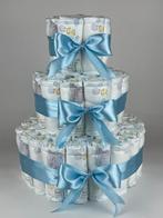 Luiertaart jongen basic 64 blauw, Kinderen en Baby's, Ophalen of Verzenden, Nieuw, Kraamcadeau