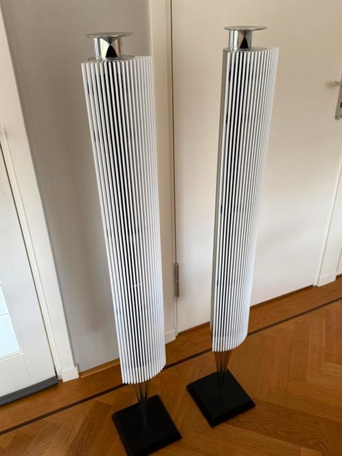 B&O Beolab 18 !Nieuwstaat! Luidsprekers Bang&Olufsen wit, Audio, Tv en Foto, Luidsprekers, Zo goed als nieuw, Front, Rear of Stereo speakers