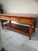 Koloniale tv tafel, Huis en Inrichting, Tafels | Sidetables, Ophalen, Zo goed als nieuw, 25 tot 50 cm, Rechthoekig