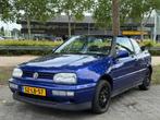 Volkswagen Golf Cabriolet 1.8 gerestaureerd, Auto's, Gebruikt, Zwart, 4 cilinders, Cabriolet