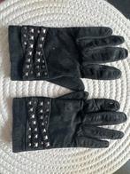Suède leren handschoenen met studs, Ophalen of Verzenden, Gedragen, Handschoenen