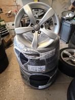 audi a1 polo fabia fox complete set GLOEDNIEUWE BANDEN 5x100, Auto-onderdelen, Banden en Velgen, Ophalen, 15 inch, Banden en Velgen