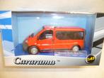 Cararama Renault Traffic Mini Bus rood in doos 1:43 modelaut, Hobby en Vrije tijd, Modelauto's | 1:43, Ophalen of Verzenden, Nieuw