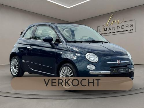 Fiat 500C 0.9 TwinAir 2013 BLAUW | Airco | Cabrio | NL | 1e, Auto's, Fiat, Bedrijf, 500C, ABS, Airbags, Airconditioning, Bluetooth